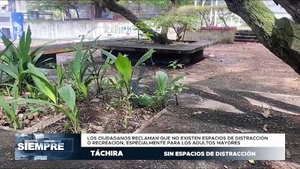 Sin espacios para la recreación - Contigo Siempre