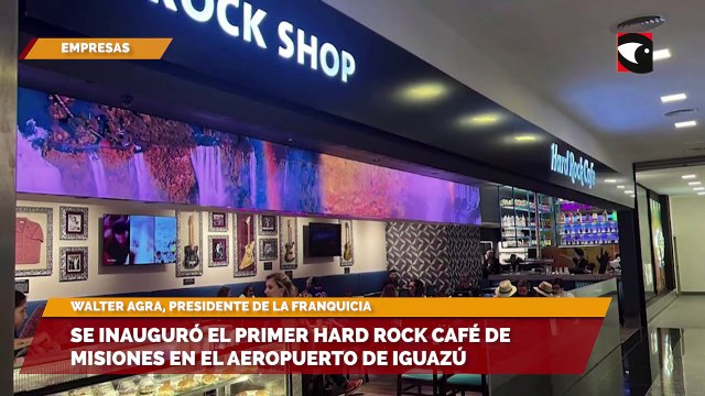 Se inauguró el primer Hard Rock Café de Misiones en el aeropuerto de Iguazú