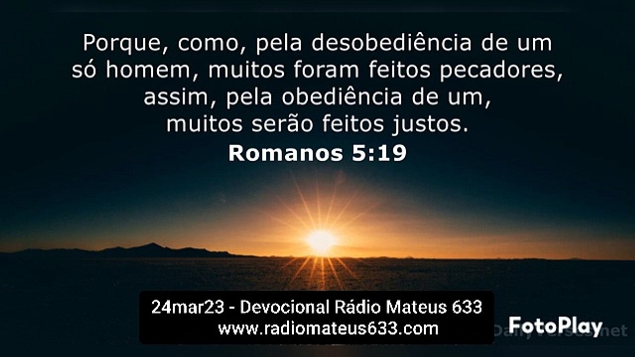 24mar23 - Devocional Rádio Mateus 633