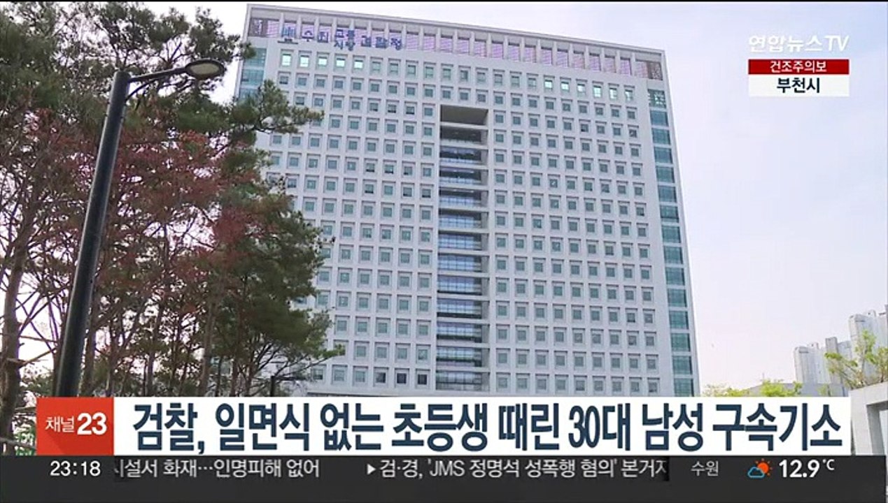 검찰, 일면식 없는 초등생 때린 30대 남성 구속기소