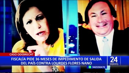 Télécharger la video: Fiscalía pide 36 meses de impedimento de salida del país contra Lourdes Flores Nano