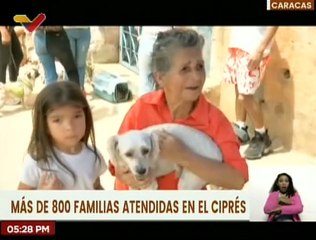 Más de 800 familias del sector Ciprés en Macarao fueron favorecidas con jornada  médica integral