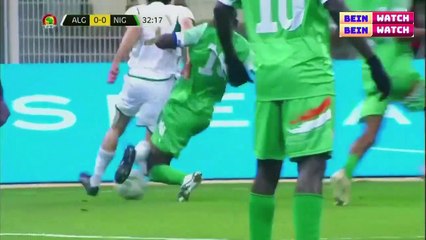ملخص مباراة الجزائر والنيجر اليوم 2-1