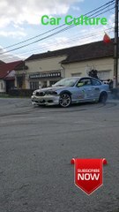 Bmw m7 sedan street drifting