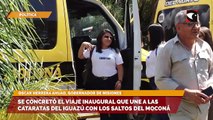 Se concretó el viaje inaugural que une a las Cataratas del Iguazú con los Saltos del Moconá