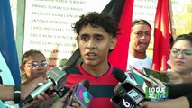 Juventud Sandinista realiza relevos de banderas en Managua