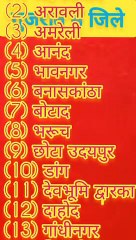 गुजरात में कितने जिले है | गुजरात 2023 में कितने जिले हैं | गुजरात के जिलों की सूची#viral#shorts