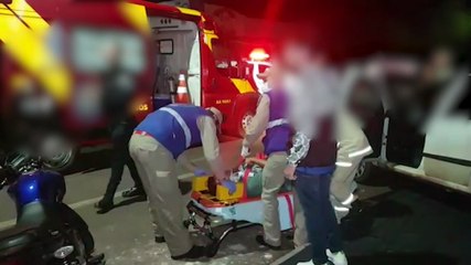 Motorista fica ferido em acidente de trânsito no Interlagos