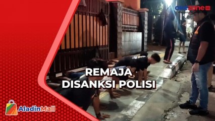 Polisi Berikan Sanksi Remaja yang akan Perang Sarung