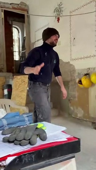 Pranking an Employee Using Concrete Powder