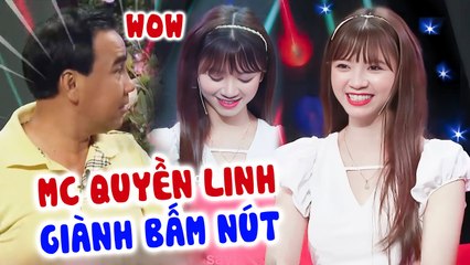 NHÁO NHÀO trước mỹ nhân XINH NHƯ HOA da trắng như tuyết MC Quyền Linh VỘI VÀNG đòi GIÀNH BẤM NÚT
