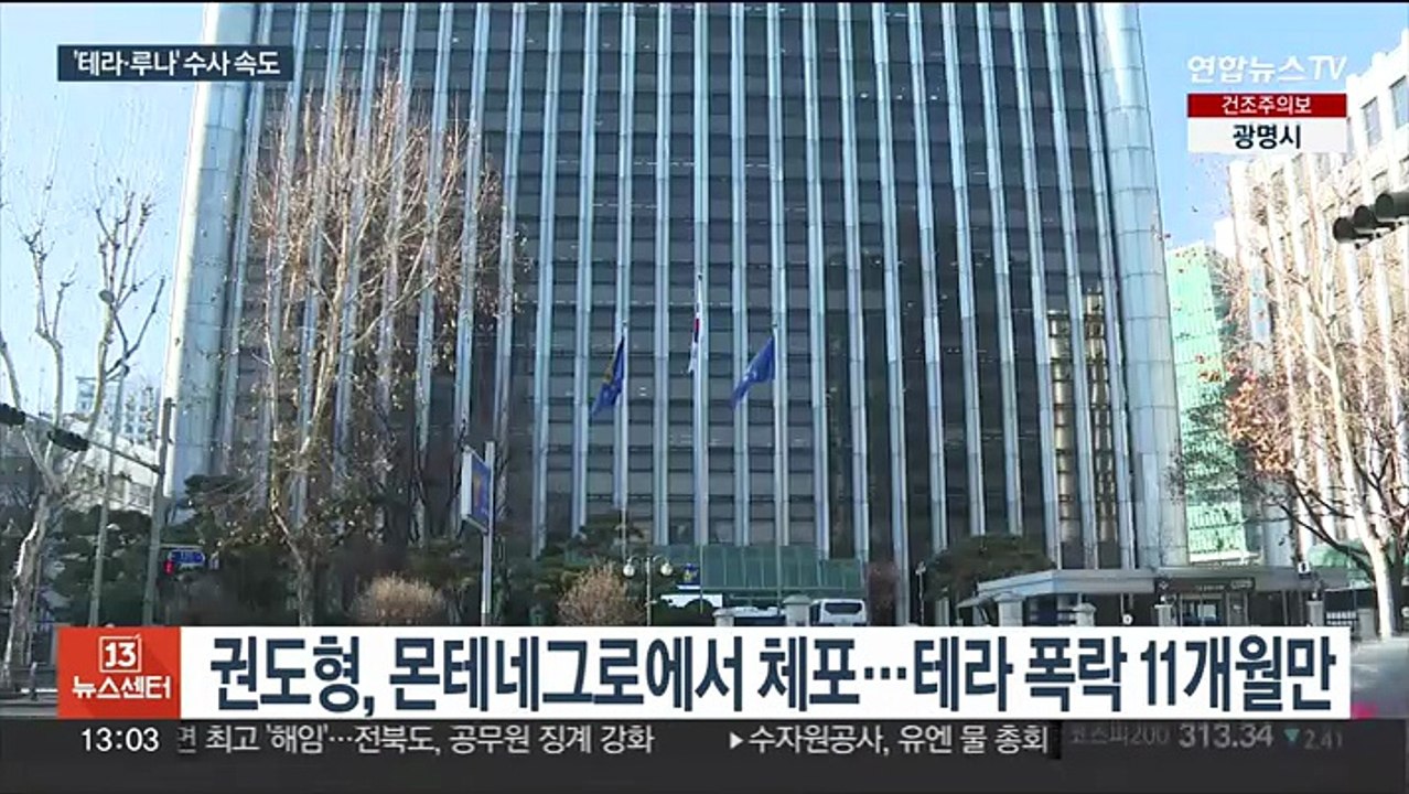 '테라·루나사태' 핵심 권도형 체포…국내 송환 추진