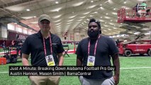 Just A Minute: Breaking Down Alabama Football Pro Day