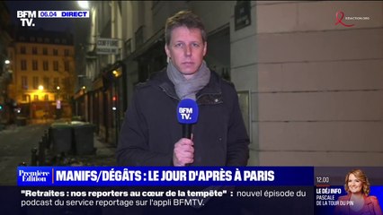 Paris: les dégâts en marge de la manifestation vont laisser des traces