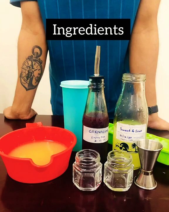 Virgin Gren-Orange Shots | Non Alcoholic Shots Recipe