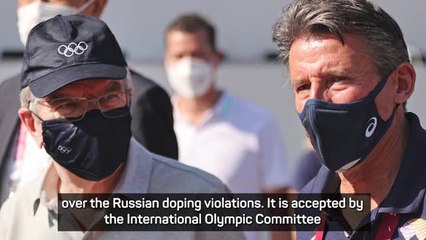 Video herunterladen: World Athletics President Coe holding firm on Russia ban for Olympics