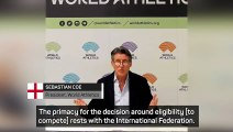 World Athletics President Coe holding firm on Russia ban for Olympics