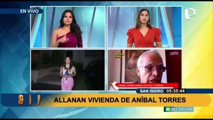 Allanan vivienda de Aníbal Torres en San Isidro