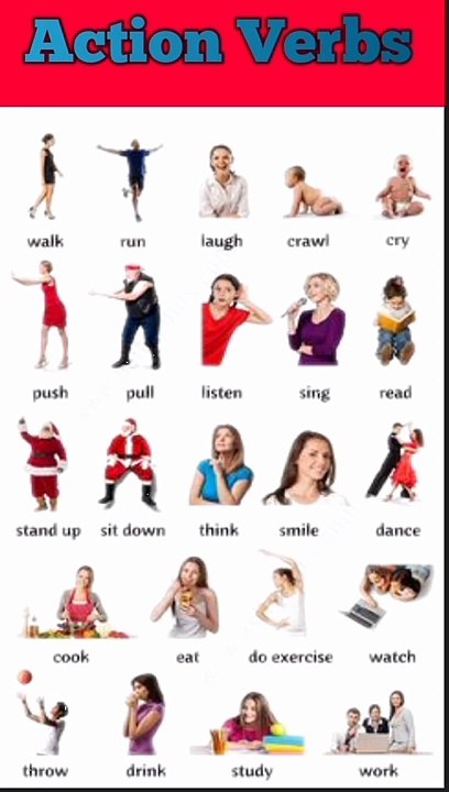 Action verbs अंग्रेजी में | गतिविधि सूचक क्रियाएँ | Action verbs | Verbs#shorts #short