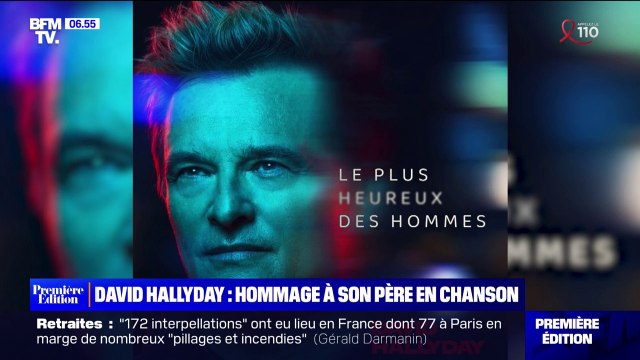 David Hallyday rend hommage à son père avec son nouveau titre Le plus heureux des hommes