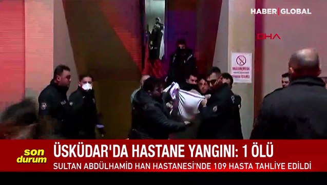 Valilikten hastane yangınına ilişkin açıklama: Bir kişi hayatını kaybetti