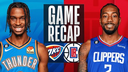 Game Recap: Clippers 127, Thunder 105