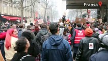 Fransa'da protestocular polisle çatıştı