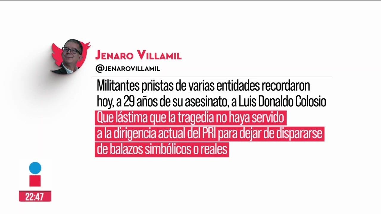 Mensaje de Jenaro Villamil sobre asesinato de C...