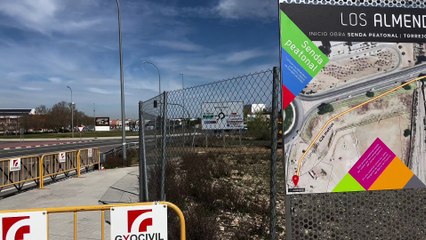 Una senda peatonal comunicará el polígono Los Almendros y el casco urbano de Torrejón de Ardoz