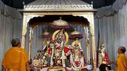 गणगौर पर गोविंददेवजी को धारण करवाई जामा पोशाक, दर्शनों के लिए उमड़ी भीड़