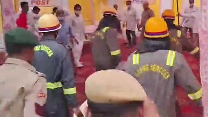 बुलंदशहर: देखें जिला अस्पताल में क्यों मची भगदड़, रेस्क्यू में जुटी &#039;एनडीआरएफ&#039; टीम