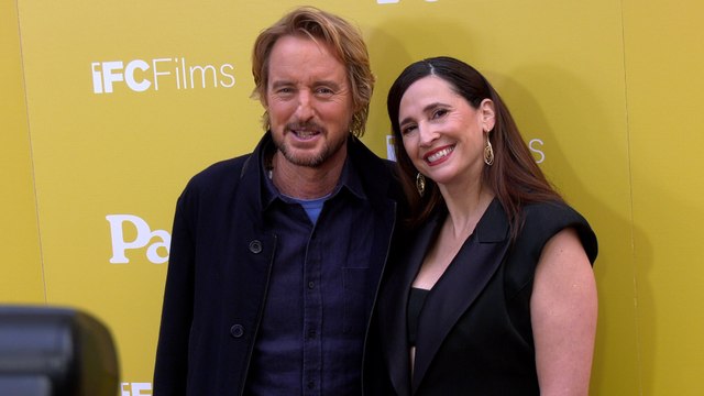 Owen Wilson and Michaela Watkins Paint Los Angeles Premiere Red Carpet Arrivals