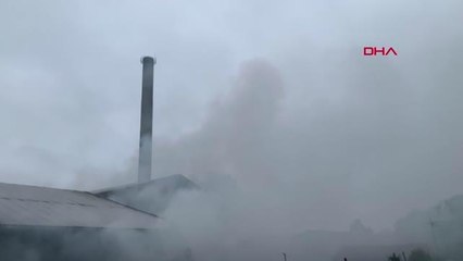 ARTVİN'DE ÇAY FABRİKASINDAKİ YANGIN KONTROL ALTINA ALINDI