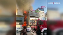 2 kişinin öldüğü otel yangınından yeni görüntüler! Alevlerin arasında kurtarılmayı beklediler