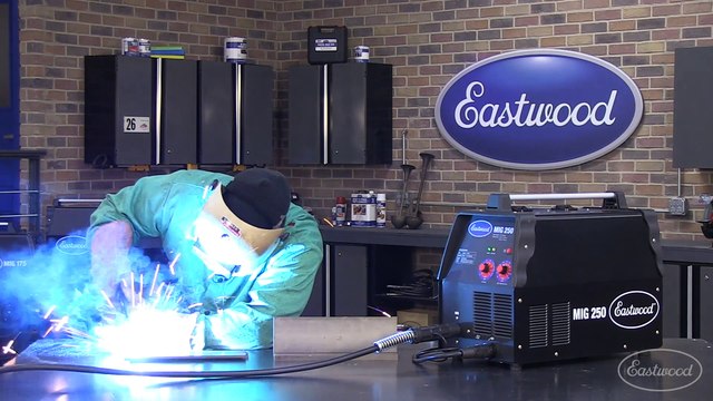 How To Weld Thick Steel - MIG Welder 250 Amp - Welding Steel & Aluminum! Light & Portable - Eastwood