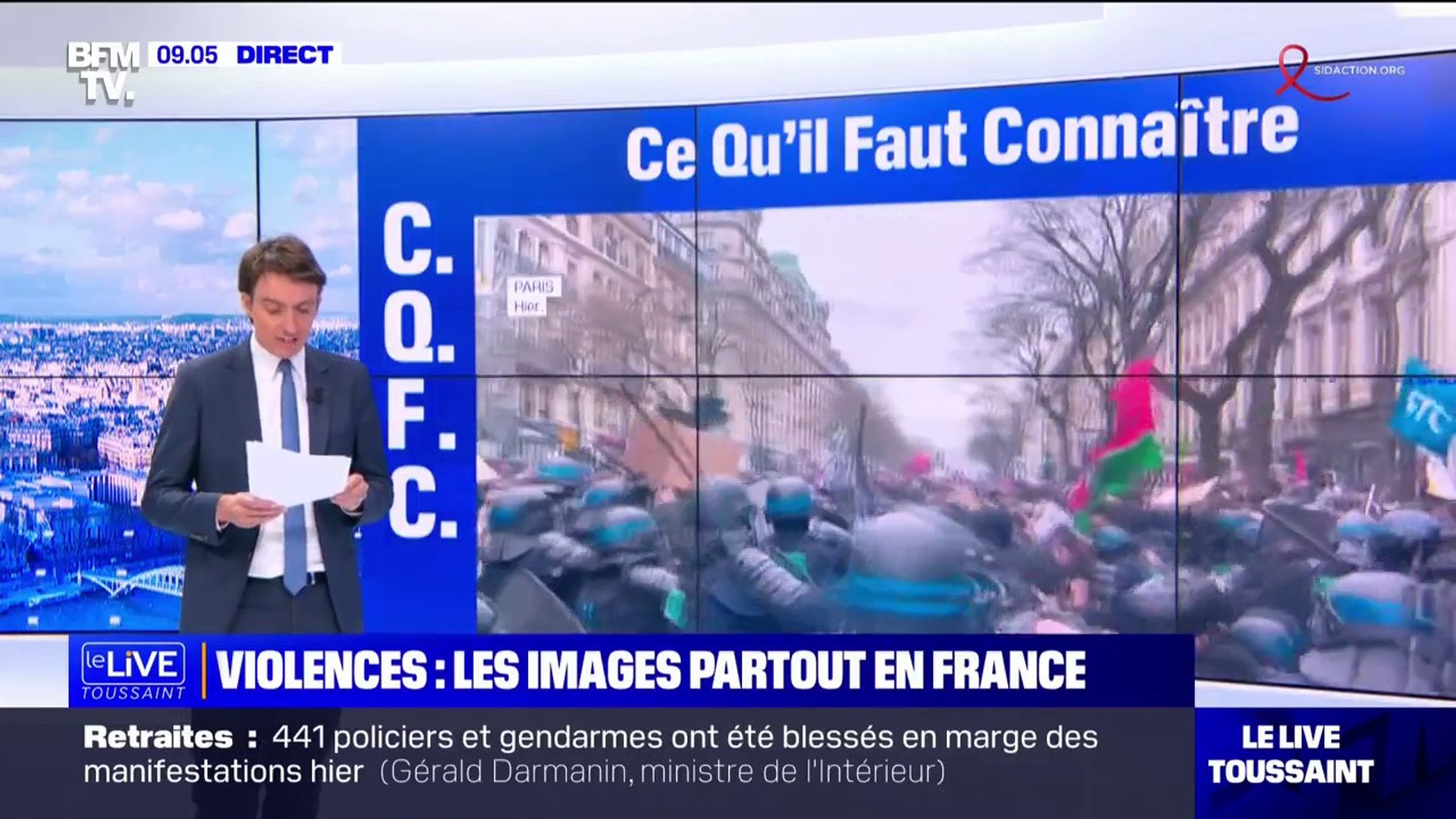 Mobilisation contre la réforme des retraites: des scènes de violences  partout en France - Vidéo Dailymotion