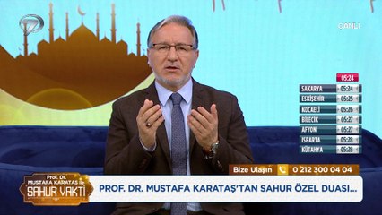Prof. Dr. Mustafa Karataş ile Sahur Vakti - 24 Mart 2023
