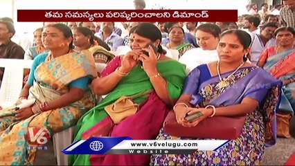 Скачать видео: Telangana State Power Employees JAC Maha Dharna At Vidyut Soudha _  Hyderabad _ V6 News (2)