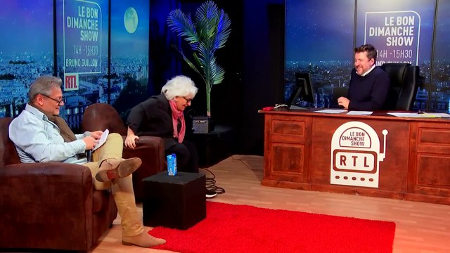 Catherine Lara invitée de Bruno Guillon dans Le Bon Dimanche Show