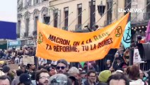 Over a million protest in France against rise in pension age