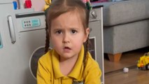 *Hilarious Poop Prank* Cute toddler is shocked after her mother pulls a funny prank on her