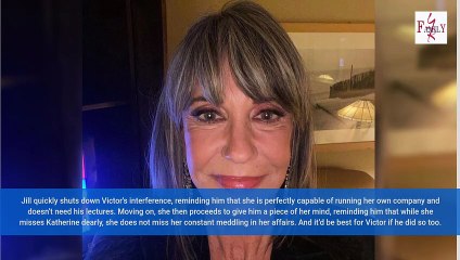 Jill Warns Victor Mind His Own Business, Turns Down Proposal Young and the Restl