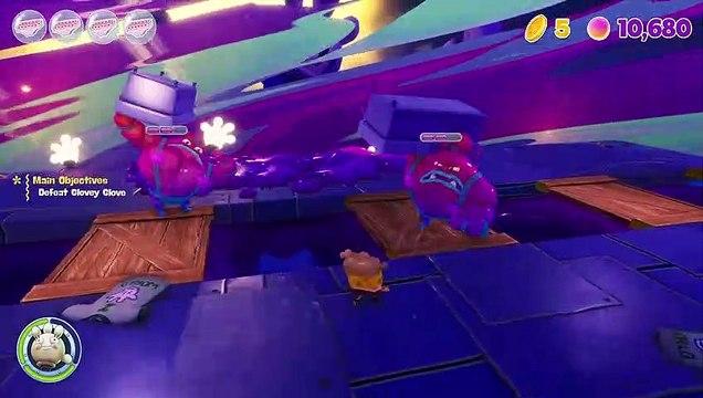 SpongeBob SquarePants The Cosmic Shake Glove Boss Fight