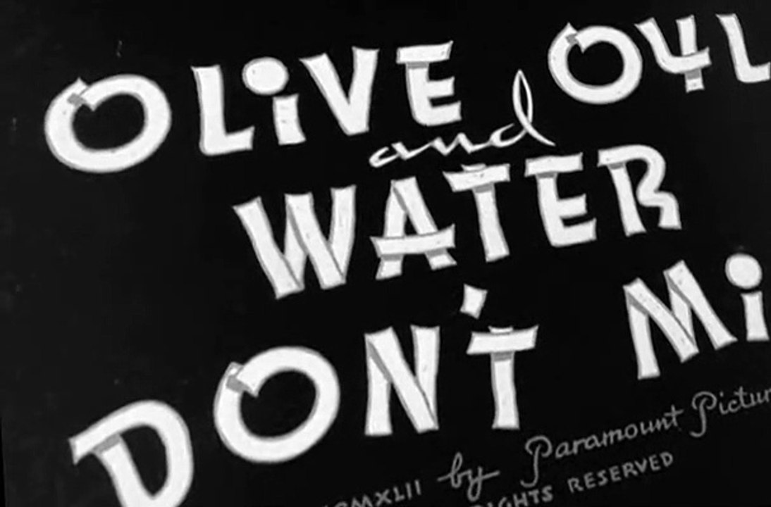 Popeye the Sailor Popeye the Sailor E107 Olive Oyl and Water Don’t Mix