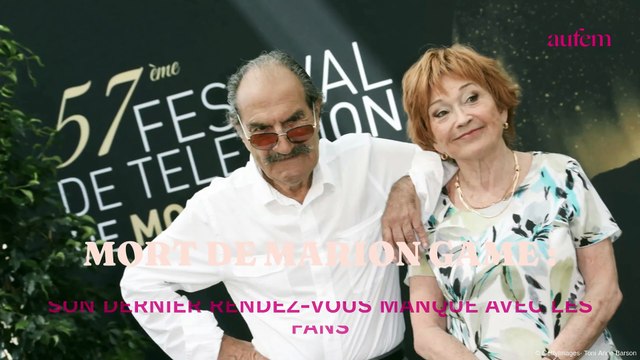 Mort de Marion Game : son dernier rendez-vous manqué avec les fans de Scènes de ménages