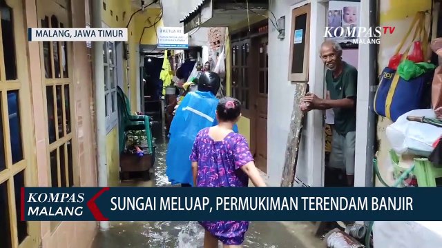 Sungai Meluap, Permukiman di Jalan Talun Terendam Banjir