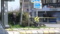 Bakırköy Adliyesi yakınındaki silahlı saldırı sonrası panik anları kamerada