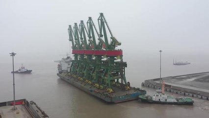 Çin Yapımı Portal Vinçler Kuşak ve Yol Projesi Kapsamında Endonezya'ya İhraç Edildi