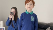 Excited boy & jumpy puppy become best friends in their very first meeting *ADORABLE*