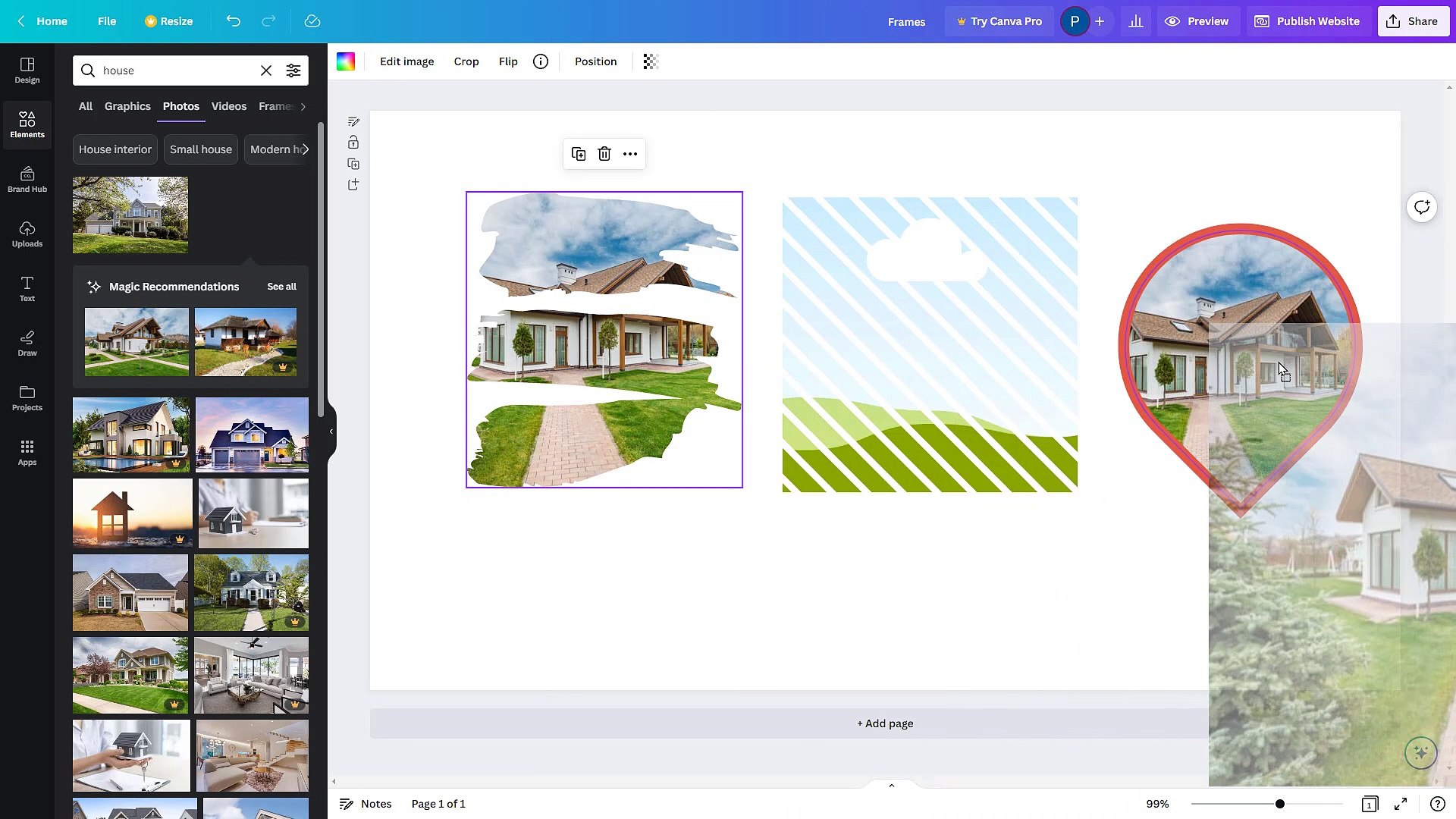 ⁣Canva Course Section 15 Using Image Frames